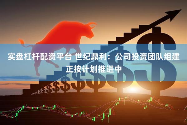 实盘杠杆配资平台 世纪鼎利：公司投资团队组建正按计划推进中